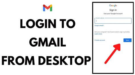 gmail desktop login